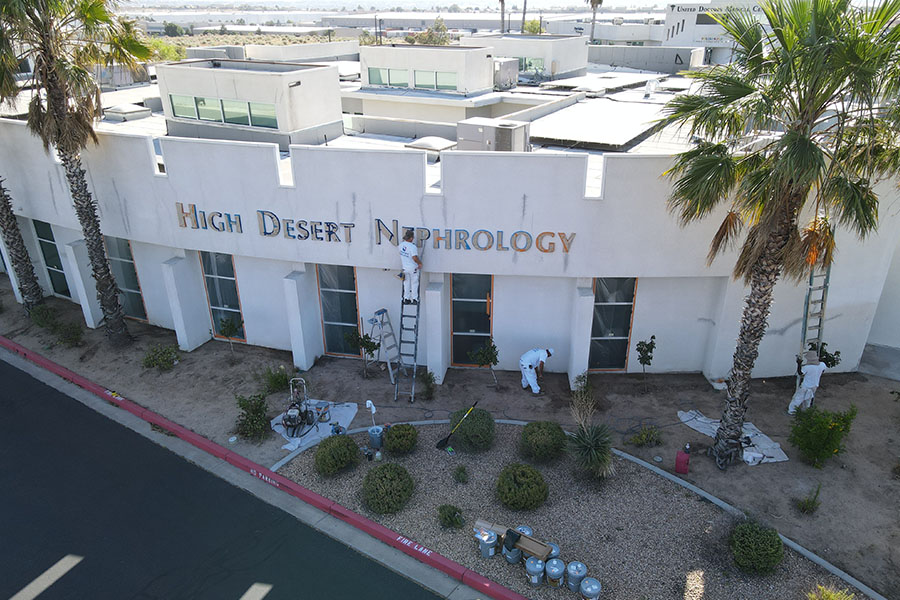 Commercial office building painters.