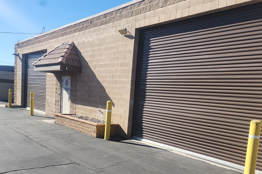 Commercial warehouse and storage facility painting.